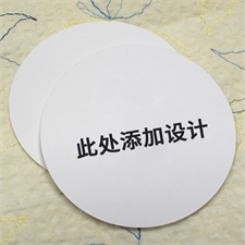 定制纸板杯垫，圆形（一套12个）