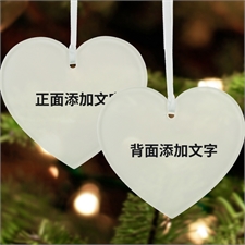 定制亚克力心形挂饰