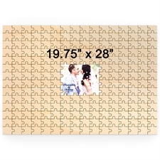 定制 50.2cm×71.1cm 209片中间印刷木拼图