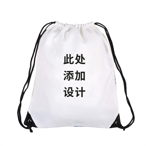 定制全彩印刷双绳背包袋